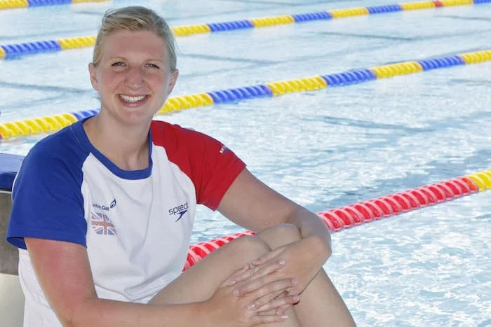 Rebecca Adlington at the BEST Centre pool